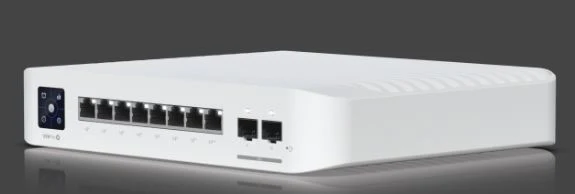 Ubiquiti UniFi USW-Pro-8-PoE 8-Port Layer 3 Managed Switch – 6× GbE PoE+, 2× GbE PoE++, 2× 10G SFP+