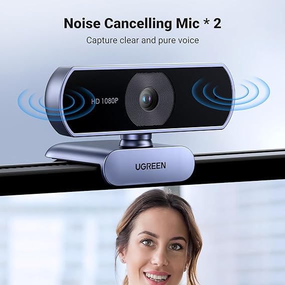 UGreen 1080P USB HD Webcam With Microphone – UG-15728 - Image 2