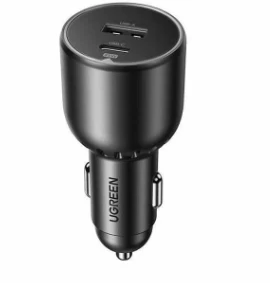 UGREEN EC701 63W 2-Port Fast Car Charger UG-35023 – Quick Charging USB-C & USB-A Adapter for Cars - Image 2