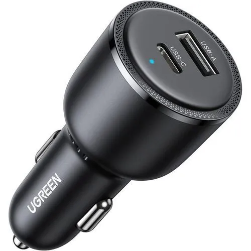 UGREEN EC701 63W 2-Port Fast Car Charger UG-35023 – Quick Charging USB-C & USB-A Adapter for Cars - Image 3