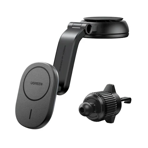 UGREEN CD345 Magnetic Car Wireless Charger UG-15120 – Fast Qi Charging Mount for Smartphones - Image 2