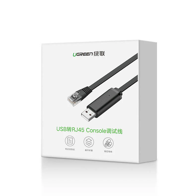 Ugreen CM204 USB-A to RJ45 Console Cable (CM204) - with PL2303 Chipset RS-232 Converter Cable for Windows 10 8.1 8 7 XP Vista, Mac OS, Linux - Image 4
