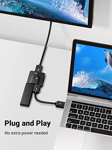 UGREEN CM217 HDMI Switch 4K@60Hz HDMI Splitter 2 In 1 Out Bi-directional Switcher (UG- 50966) - Image 3