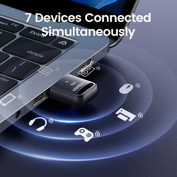 UGREEN CM748 USB-A Bluetooth 5.4 Adapter UG-35058 – Wireless Dongle for PC & Laptop, Stable High-Speed Connection - Image 6