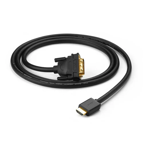 Ugreen HD106 HDMI Male To DVI Male Adapter - 1M Cable (UG-30116) - Image 2
