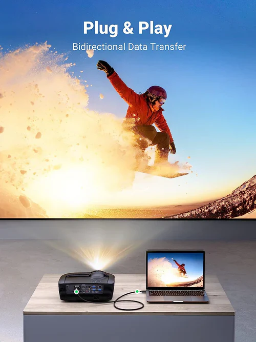 Ugreen HD106 HDMI Male To DVI Male Adapter - 1M Cable (UG-30116) - Image 4