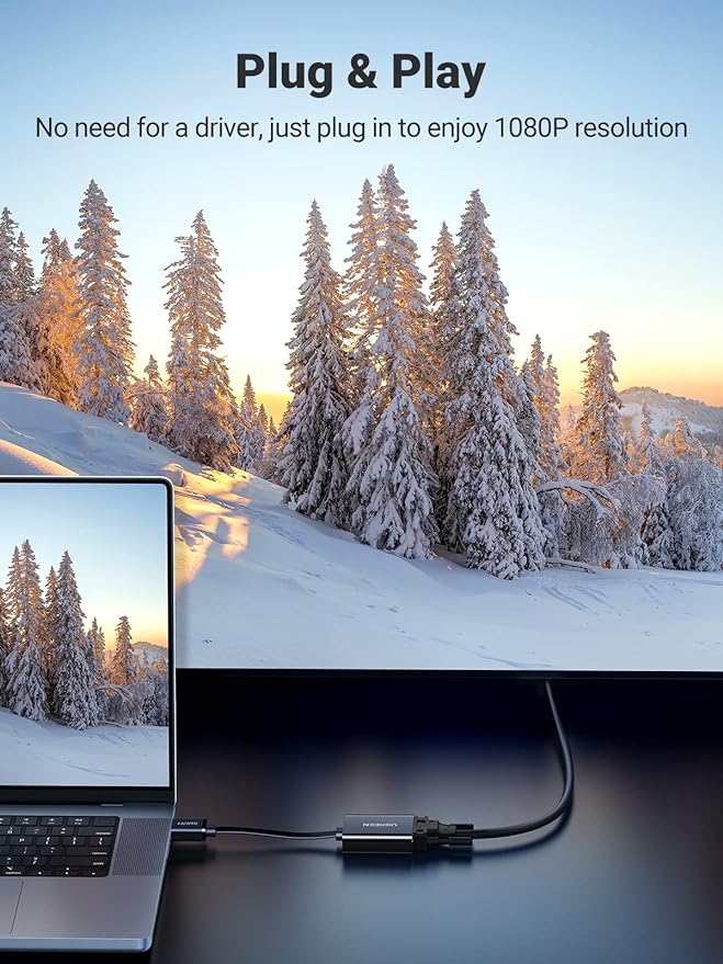 UGREEN HDMI To VGA+3.5mm Audio With Power Port Converter - MM103 - Image 2
