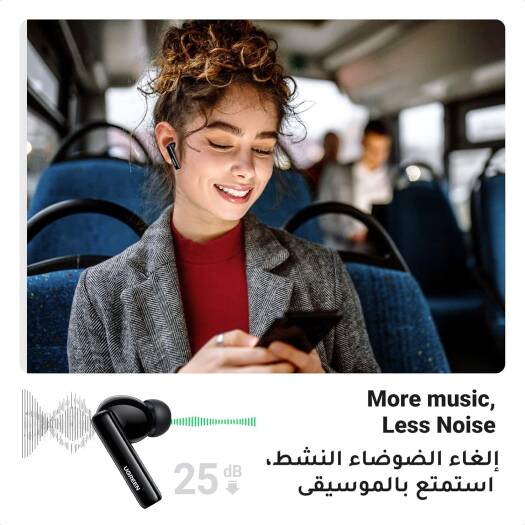 UGREEN WS106 HiTune T3 Active Noise Cancelling Wireless Earbuds UG-90401 – Bluetooth 5.3, Hi-Res Audio, Long Battery Life - Image 4