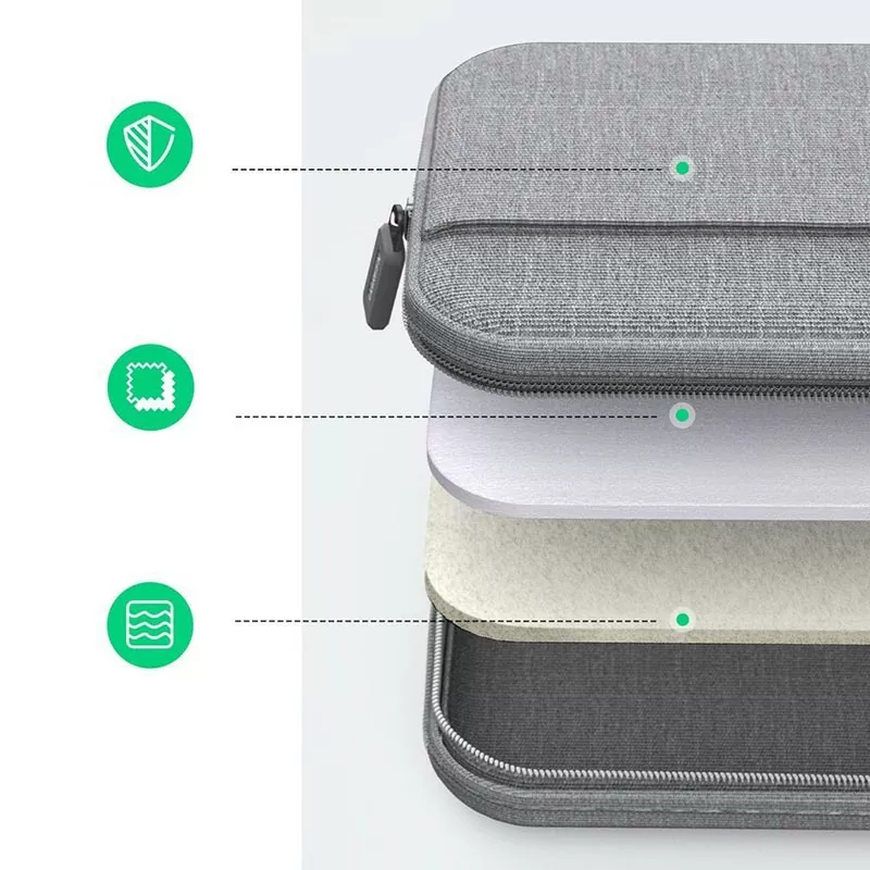 UGREEN LP437 14–14.9" Laptop Carry Case UG-50337 – Water-Resistant Protective Sleeve, Shockproof Soft Lining, Slim Portable Design - Image 2