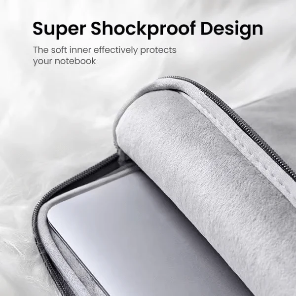 UGREEN LP187 14″ Laptop Sleeve Case UG-20476 – Shockproof Water-Resistant Protective Notebook Bag - Image 2