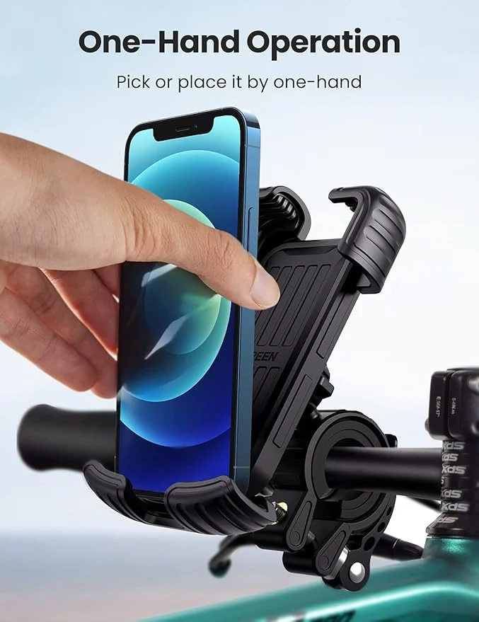 UGREEN LP494 Bike Mount Phone Holder UG-60548 – Adjustable Anti-Slip Handlebar Smartphone Holder for Cycling & Outdoor Use - Image 5