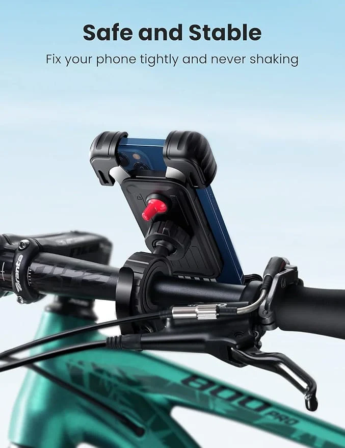 UGREEN LP494 Bike Mount Phone Holder UG-60548 – Adjustable Anti-Slip Handlebar Smartphone Holder for Cycling & Outdoor Use - Image 6
