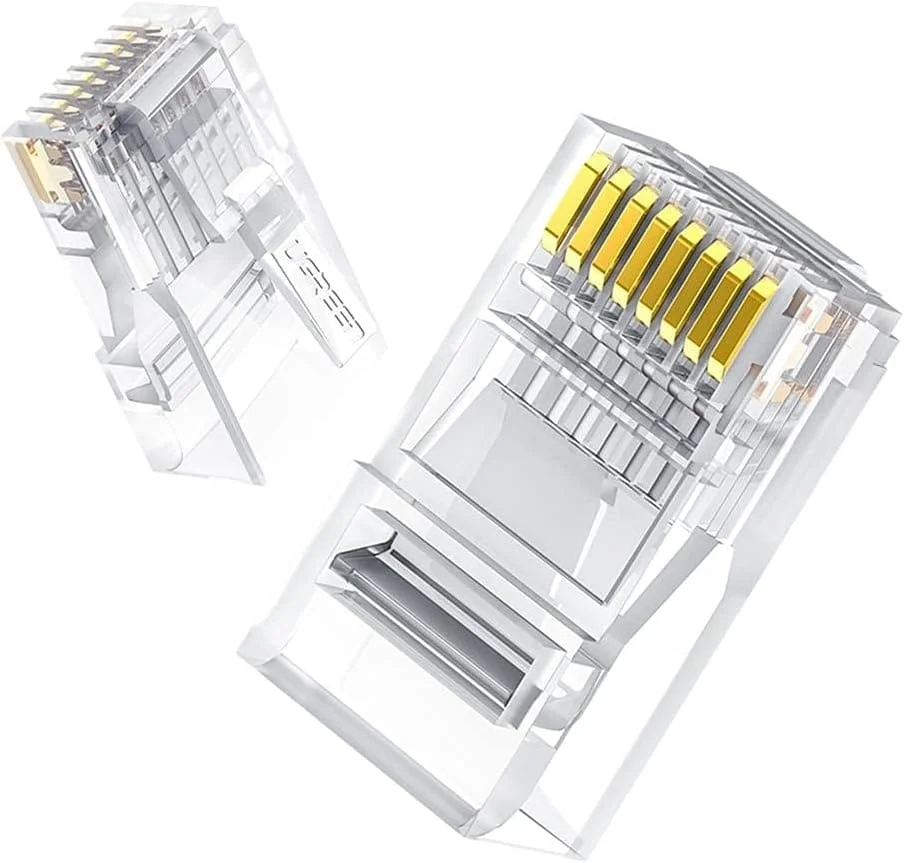 UGREEN NW120 Cat6 UTP RJ45 Modular Plugs 100-Pack (UG-60558) – Gold-Plated Ethernet Connectors for Cat6 LAN Cable Crimping & Networking Installation - Image 3