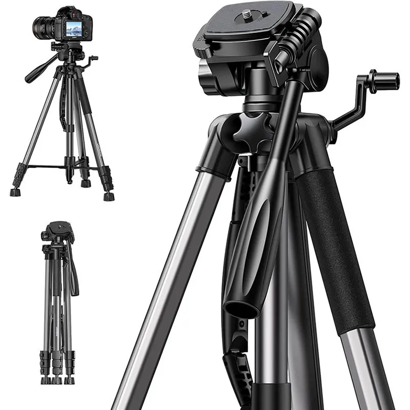 UGREEN LP661 Professional Tripod for Phone & Camera UG-15187 – Adjustable 360° Rotation, Stable Aluminum Stand with Phone Holder & Remote