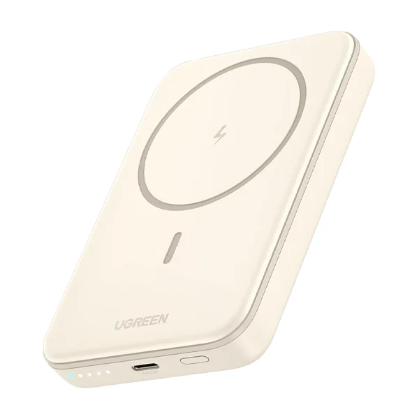 UGREEN UG-25208 20W 10000mAh Magnetic Wireless Power Bank – Fast Charging Portable Battery Pack with MagSafe Compatible Wireless Charging for iPhone, Travel, and Daily Use
