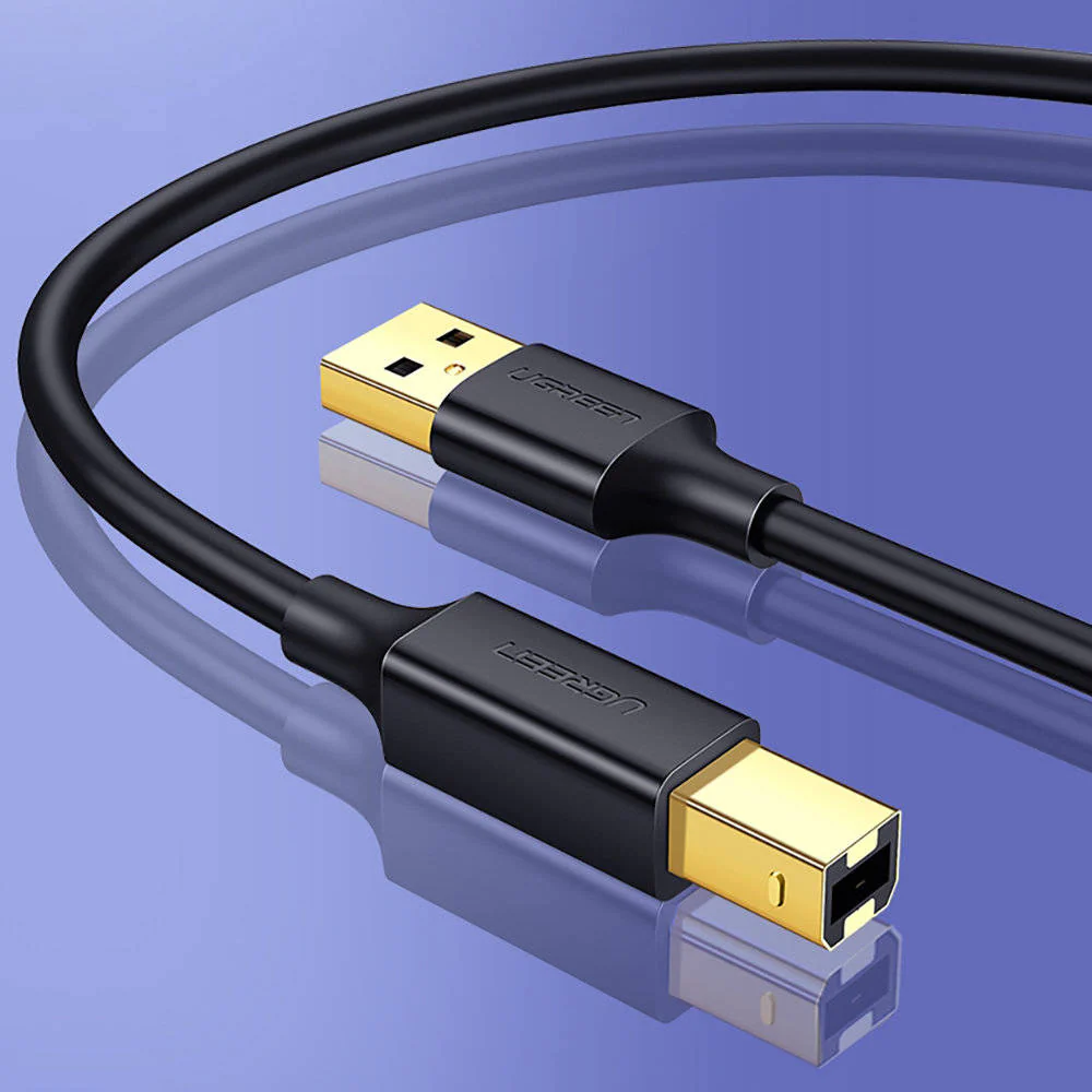Ugreen USB 2.0 AM to BM Printer Cable 2 Meters - US135 - Image 3