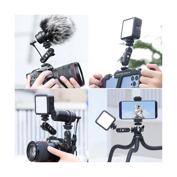 Ulanzi R102 Double Ball Head & 1/4'' Screw – Compact mounting accessory for flexible camera and device positioning - Image 2