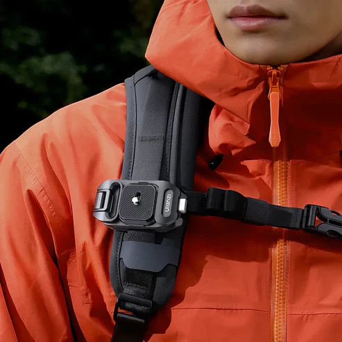 Ulanzi UKA07 Quick Release Kit for Backpack Strap – Quick and secure mounting solution for easy camera attachment and removal on the go - Image 2