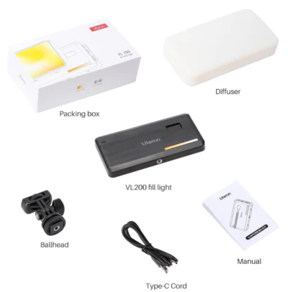 Ulanzi VL200 Bi-Color LED Video Light – Compact lighting solution for clear, professional video and photography results - Image 4