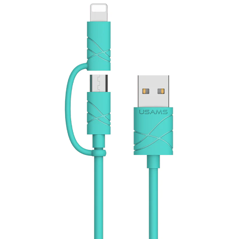 US-SJ077 2 in 1 (IP+MIC) Data Cable --U-Gee Serie(21N1USBJG01) - Image 2