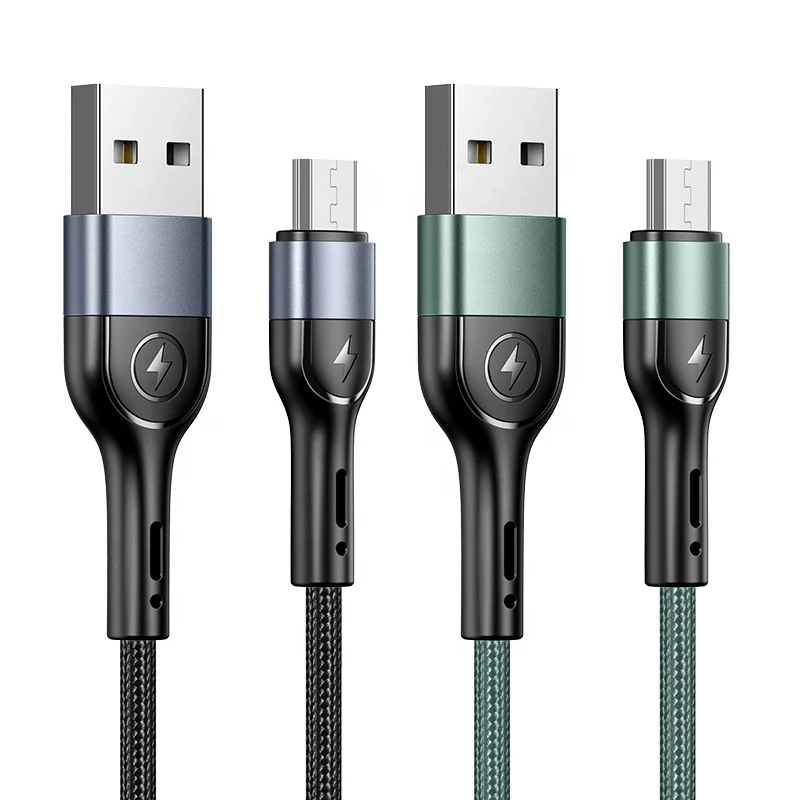 USAMS US-SJ448 U55 Lightning Aluminum Alloy Braided Charging & Data Cable(SJ448ZJ01) - Image 2