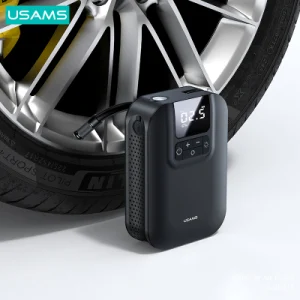 USAMS US-ZB215 Portable Mini Car Air Pump Tire Inflator Air Compressor(CQBZB21501) - Image 2