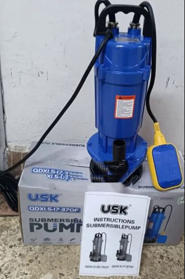 USK QDX1.5-17-370F Submersible Pump – Durable Electric Water Pump for Wells, Ponds & Irrigation