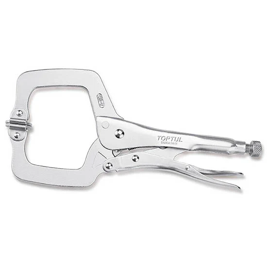 Uyustools ALS911 11’’ C Clamp Locking Pliers – Heavy Duty, Versatile Grip for Welding, Woodworking, and Automotive Use