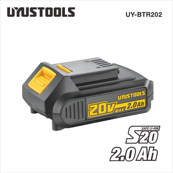 UYUSTOOLS BTR202 Rechargeable Lithium-Ion Battery – High-Capacity Replacement Power for Cordless Tools, Electric Devices, and DIY Equipment – Long-Lasting Performance & Fast Charging