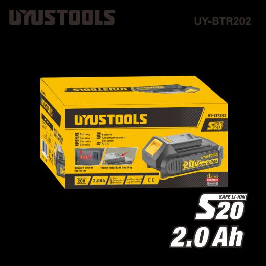 UYUSTOOLS BTR202 Rechargeable Lithium-Ion Battery – High-Capacity Replacement Power for Cordless Tools, Electric Devices, and DIY Equipment – Long-Lasting Performance & Fast Charging - Image 2