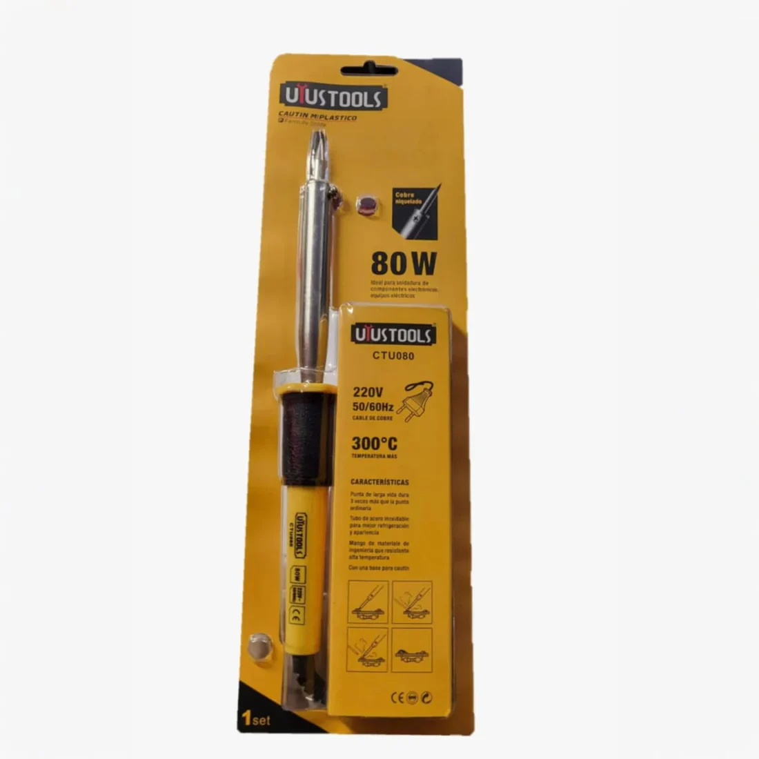 Uyustools CTU80P 80W Electric Soldering Iron – Fast Heating, Precise Temperature Control, Professional DIY & Electronics Tool - Image 2