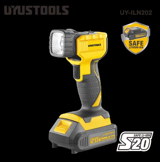 UYUSTOOLS CWL-ILN202 Lithium-Ion Work Light Battery – High-Capacity, Long-Lasting Rechargeable Power for Industrial, Construction, and Outdoor Tools - Image 2