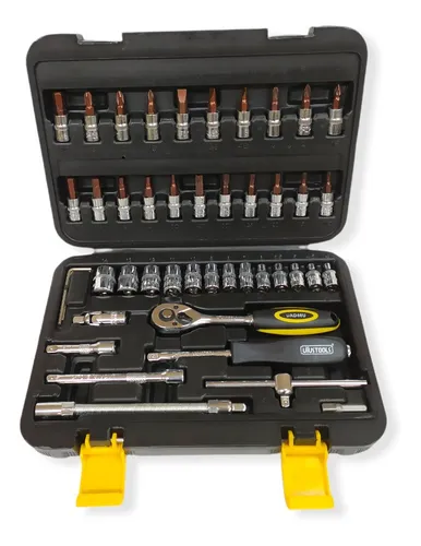 Uyustools DAD46U 46-Piece Socket & Screwdriver Bit Set – Premium Chrome Vanadium Toolkit for DIY & Professional Use