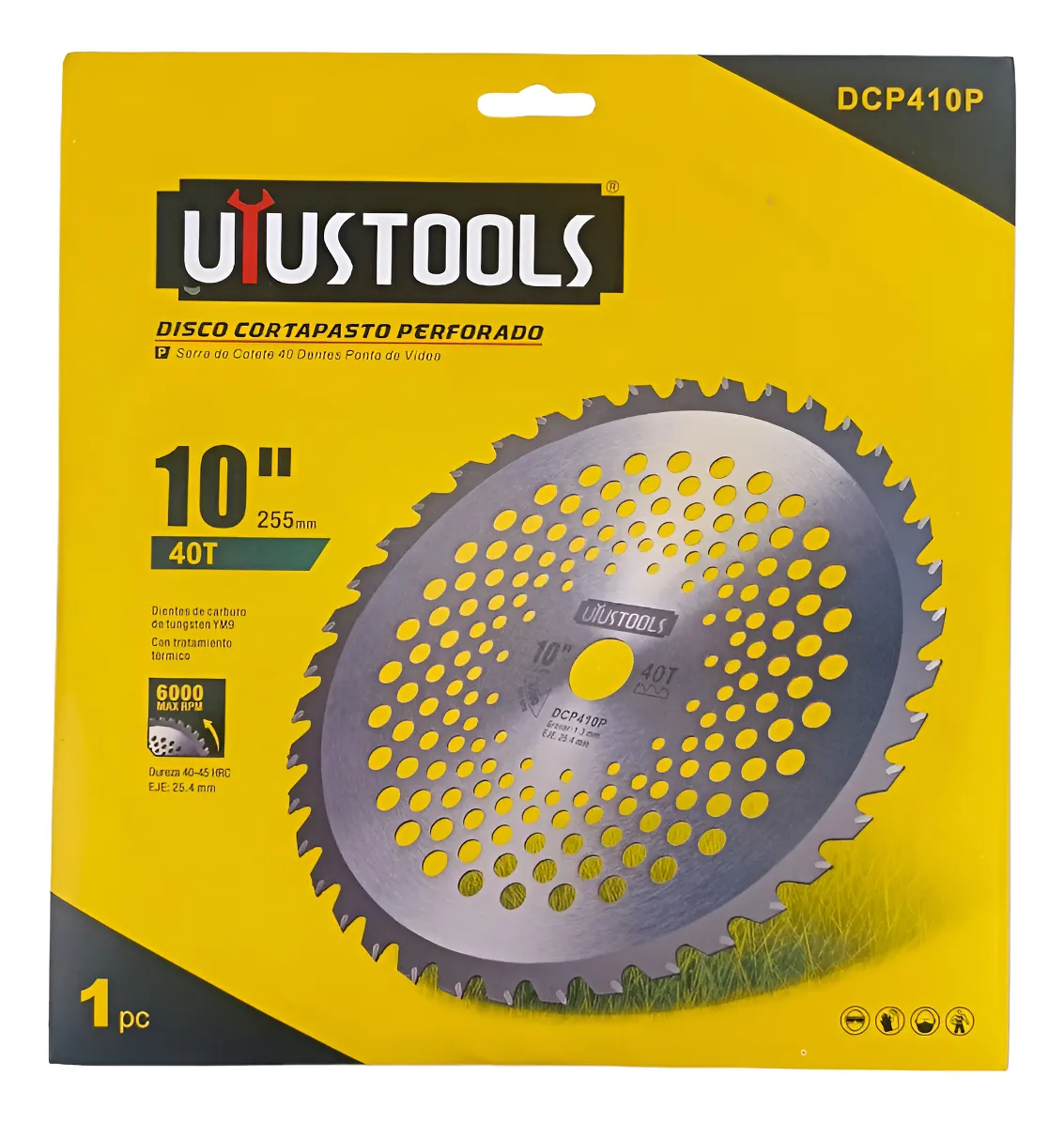 Uyustools DCP410P Lawn Saw Blade - Durable Sharp Replacement for Lawn Mowers & Garden Tools, High-Performance Cutting, Long-Lasting - Image 3