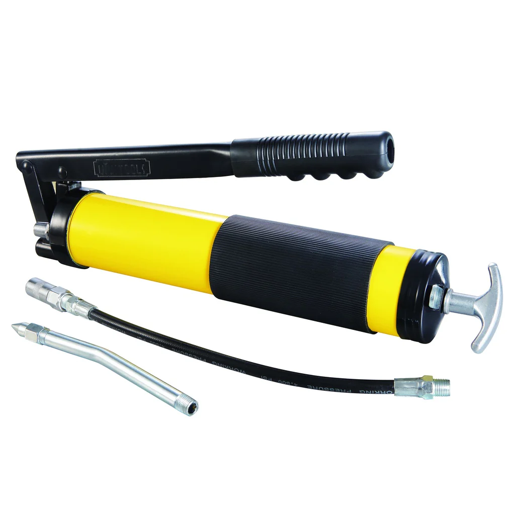 Uyustools ENG417 Grease Gun 500 cc – Heavy-Duty Manual Lubrication Tool for Automotive, Industrial & DIY Use – Durable Steel Construction with High-Pressure Performance