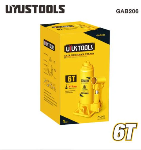 Uyustools GAB206 6 Ton Heavy Duty Bottle Jack – High Lift Hydraulic Jack for Cars, Trucks & Industrial Use - Image 2