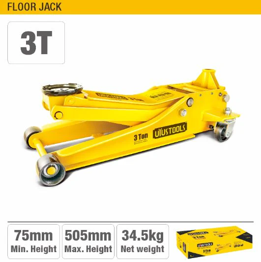 Uyustools GAM103 3 Ton Low Profile Floor Jack – Heavy-Duty, Fast Lift Car Jack, Ultra-Stable Steel Design - Image 4