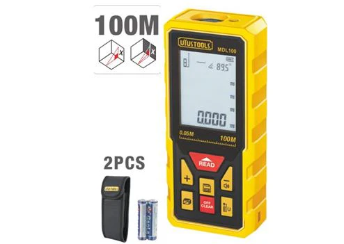 Uyustools MDL100 Laser Distance Detector – Accurate Measurement Tool for Home, Construction, and DIY Projects with Digital Display and Long-Range Capability - Image 2