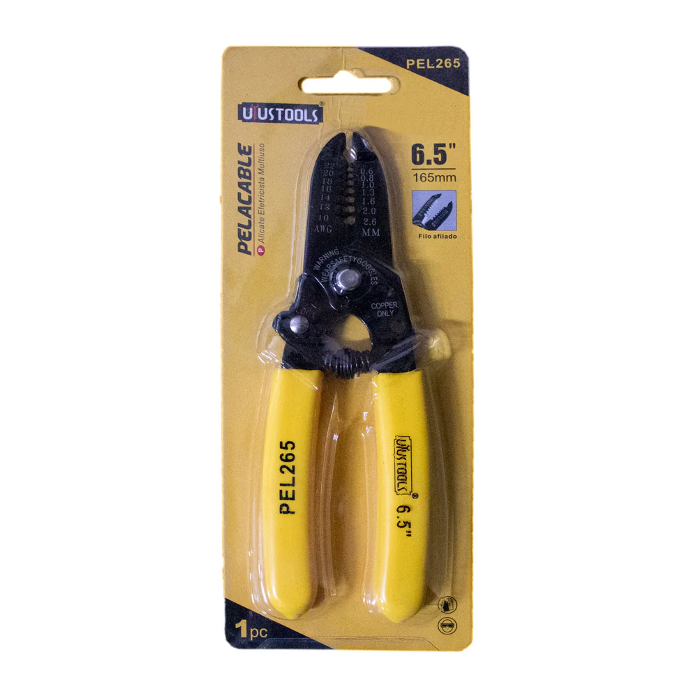 Uyustools PEL265 6.5" Wire Stripper – Heavy-Duty, Precision Cutting & Multi-Gauge Stripping Tool with Durable Non-Slip Grip for Pros & DIY - Image 3