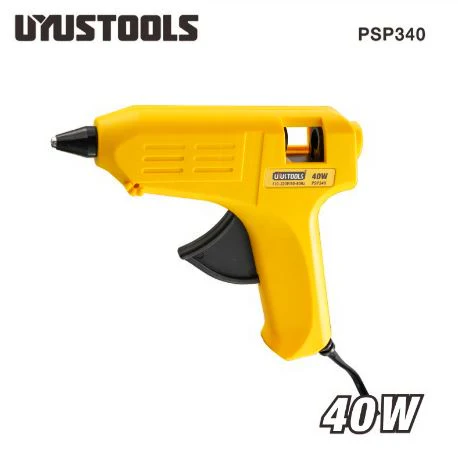 Uyustools PSP340 40W Glue Gun – Quick-Heat Lightweight Hot Melt Tool with Anti-Drip Design for Crafting, Woodwork & Home Fixes