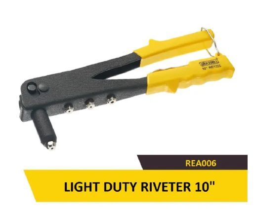Uyustools REA006 10'' Hand Riveter – Light-Duty Portable Aluminum & Steel Rivet Tool for DIY, Workshop, and Industrial Use - Image 2