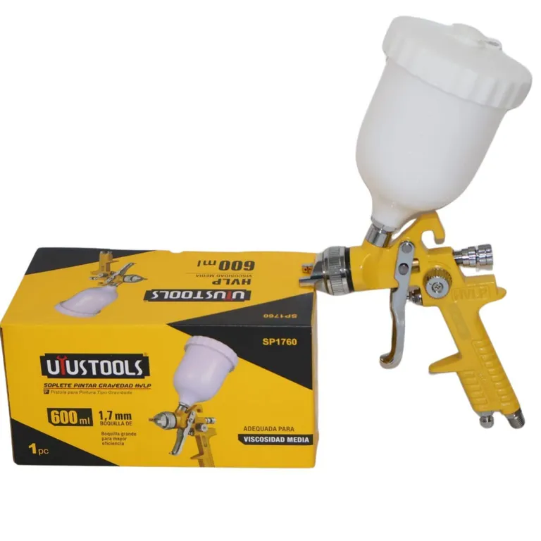 Uyustools SP1760M 600ML HVLP Spray Gun – Precision Painting Tool for Automotive & Furniture Finishing - Image 2