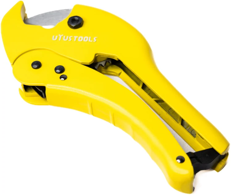Uyustools TJB02U 3–42mm Heavy Duty PVC Pipe Cutter – Professional Plastic Tubing Cutter, Durable Stainless Steel Blades, Smooth Clean Cuts for PVC, CPVC, PEX Pipes - Image 3