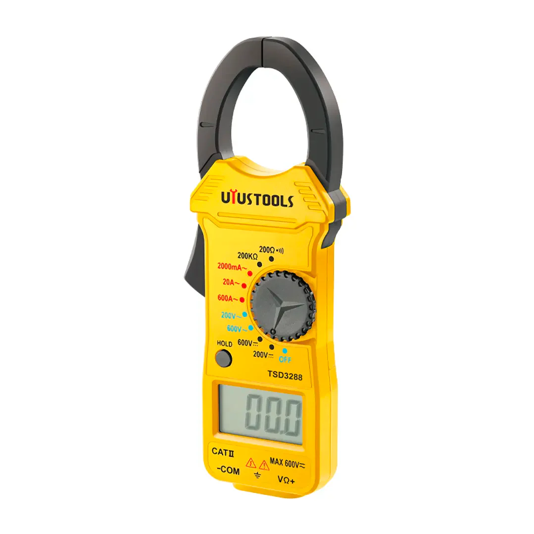 Uyustools TSD3288 600V Digital Clamp Meter – Multi-Purpose AC/DC Tester with True RMS, High Accuracy, and Easy-to-Read Display