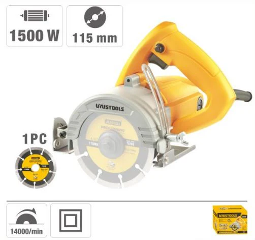 Uyustools UY-CTM115 Marble Cutter – High-Precision Tile & Stone Cutting Machine with Adjustable Depth, Durable Motor, and Smooth Cutting Performance for Professional & DIY Use - Image 4