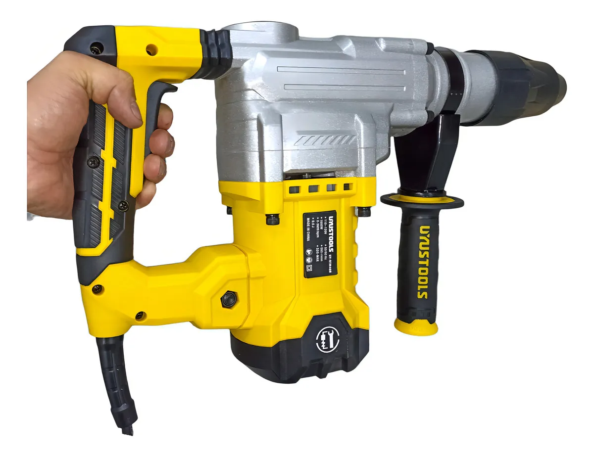 UYUSTOOLS UY‑RTM40R Rotary Hammer – Heavy-Duty Electric Demolition Drill, 40mm SDS Plus, 1050W Power, Variable Speed, Hammer Drill for Concrete, Masonry, Wall Chiseling & Construction Projects - Image 5