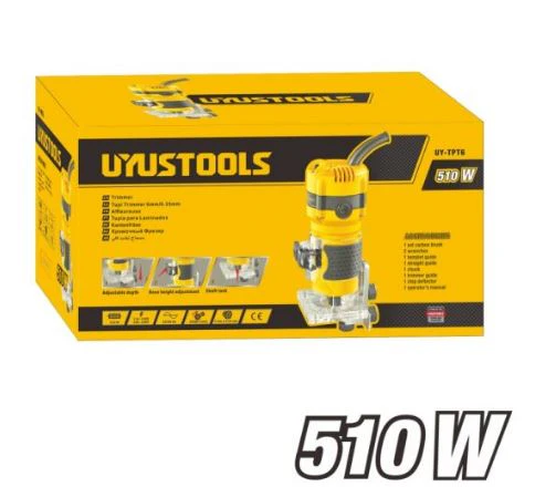 Uyustools UY-TPT6 Wood and Laminate Trimmer – High-Precision Edge Cutting Tool for Woodworking, DIY Projects, and Cabinet Making - Image 2