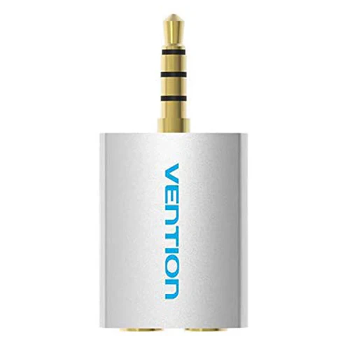 Vention VEN-BDAW0 4-Pole 3.5mm Male to Dual 3.5mm Female Audio Splitter – High-Quality Sound Adapter for Headphones & Microphones - Image 5
