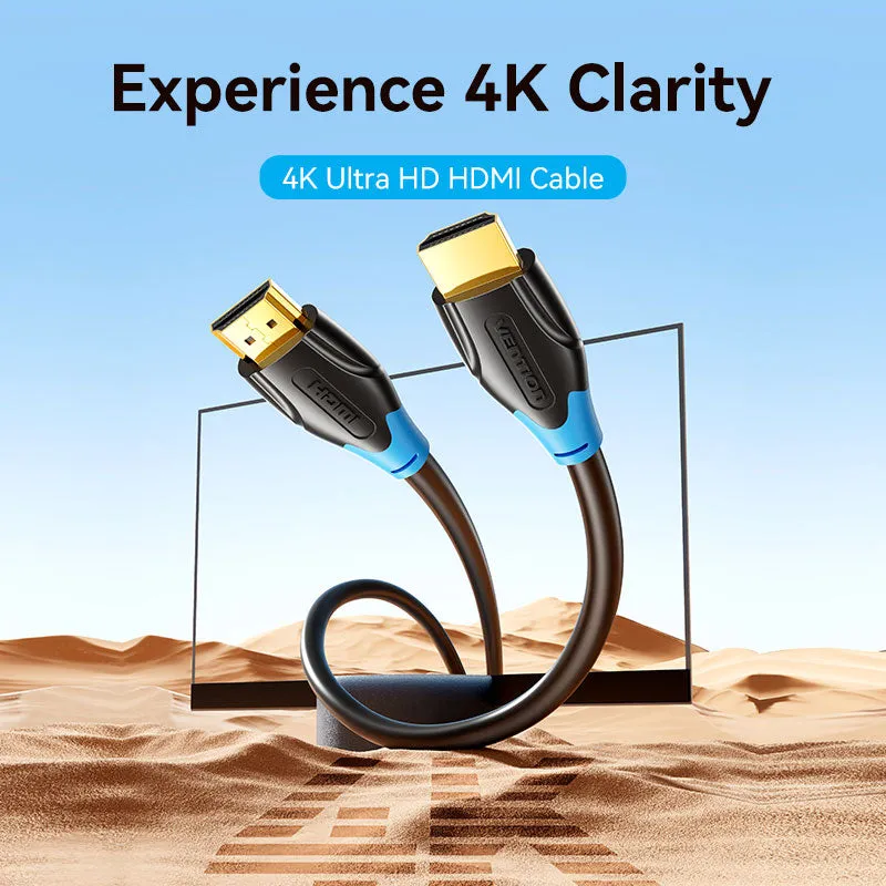 Vention AACBL 10 Meter HDMI Cable – High Speed 4K HDMI Cable for HD Video Transmission, Home Entertainment, Gaming, and Professional Display Applications - Image 2