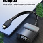 Vention TDDBB Type-C To VGA Adapter - 0.15M , Black ABS Type, VGA resolution up to 1920*1080@60hz - Image 2